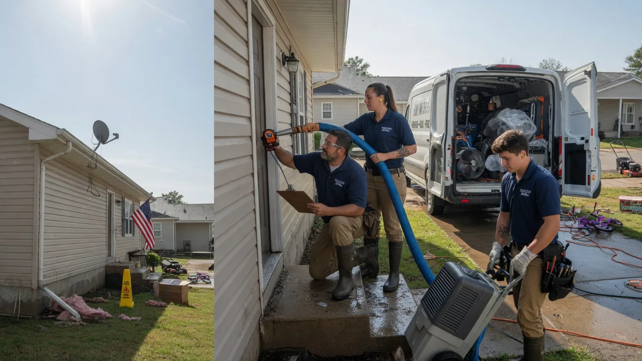 Ceiling Water Damage Restoration in Ellsworth, IA near me
